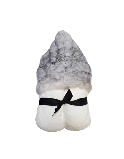 Cibirian Grey Hooded Towel