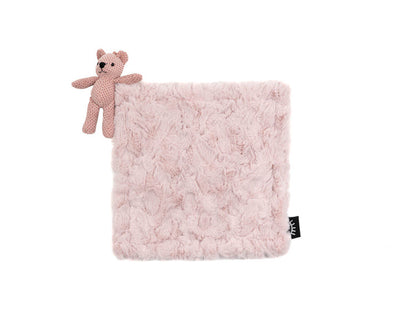 Cozy Mauve Bear Lovey