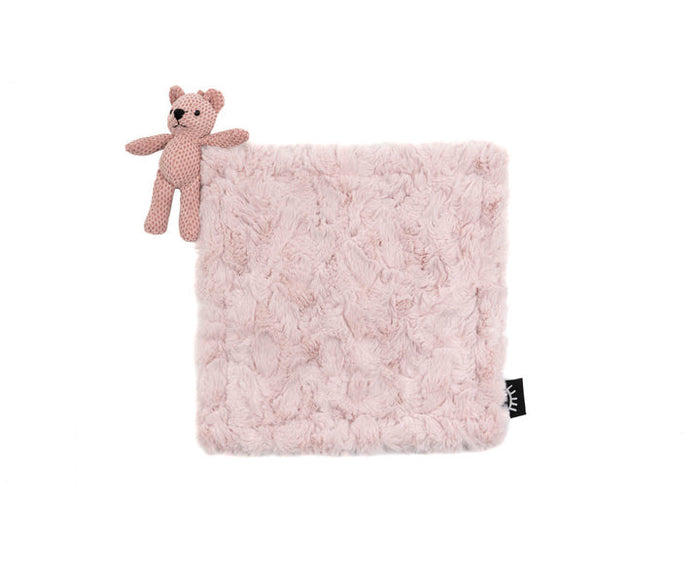 Cozy Mauve Bear Lovey