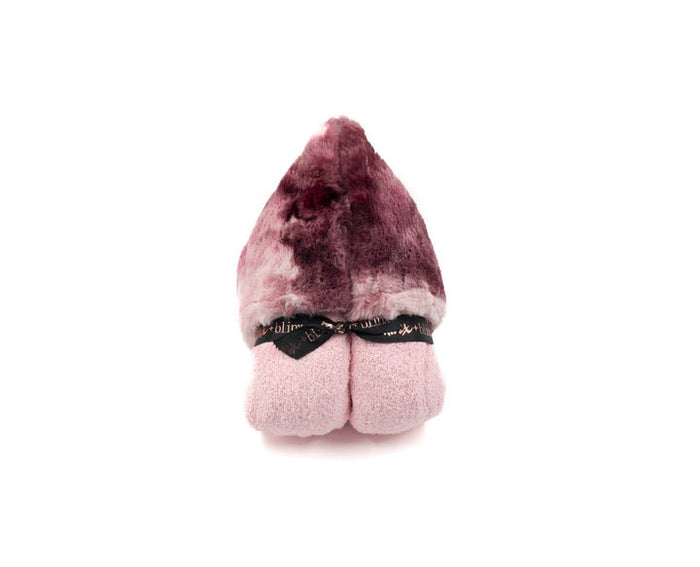 Fluffy Sorbet Merlot Hooded Towel