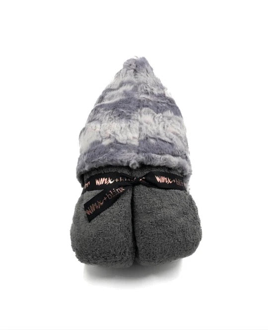 Marble Grey Hooded Towel