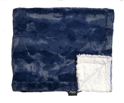 Navy Frost Blanket
