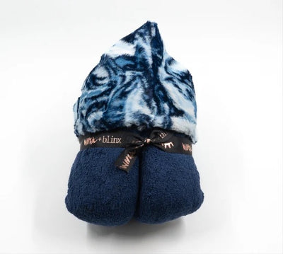 Seal Marble Navy Hooded Towel