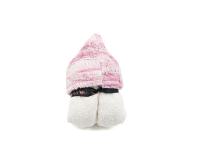 Wave Boa Raspberry Hooded Towel