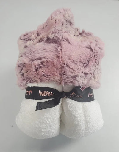 Wild Rabbit Mauve Hooded Towel