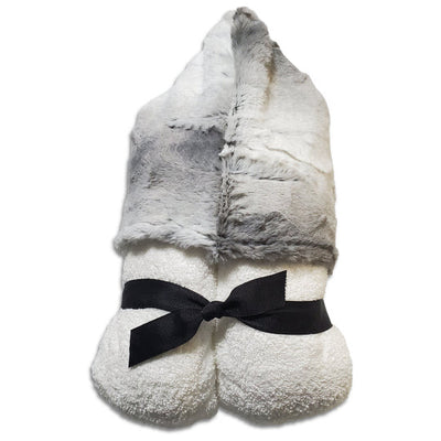 Ombre Silver Hooded Towel