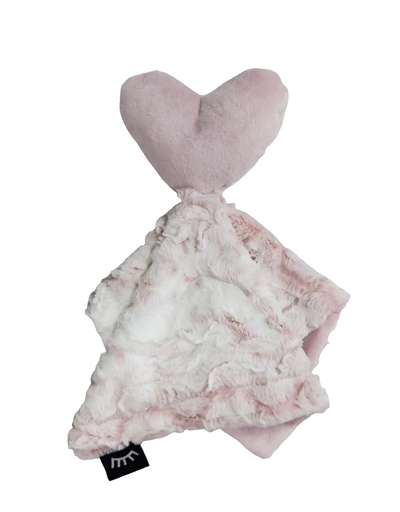 Owl Mauve Heart Lovey