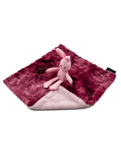 Smokey Mauve Pink Bunny Lovey