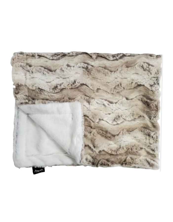 Wild Rabbit Taupe Blanket